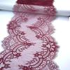3м х 23см Неэластичное кружево Шантильи, Цветочное кружево с ресничками для нижнего белья, одежды, рукоделия