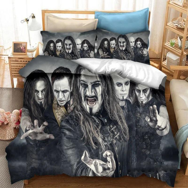3D-принт Powerwolf Metal Band Комплект постельного белья Double Twin King Пододеяльник Одеяло Наволочка Для Мальчиков Девочек Взрослых Спальня