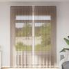 VidaXL Voile Curtains with Loops 2 Pcs Light Brown 140x260 Cm, Net Curtain, Sheer Curtain, Window Voile, 4102315