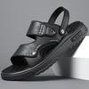 Мужские сандалии 2025 новая верхняя одежда для вождения на толстой подошве мужские сандалии латексная стелька мягкая подошва пляжная обувь 2025 прямые продажи