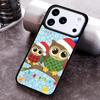 Рождественская сова, мягкий чехол для телефона для iPhone 17 16 15 14 13 12 11 Pro Max Plus 17Air, мягкая силиконовая крышка