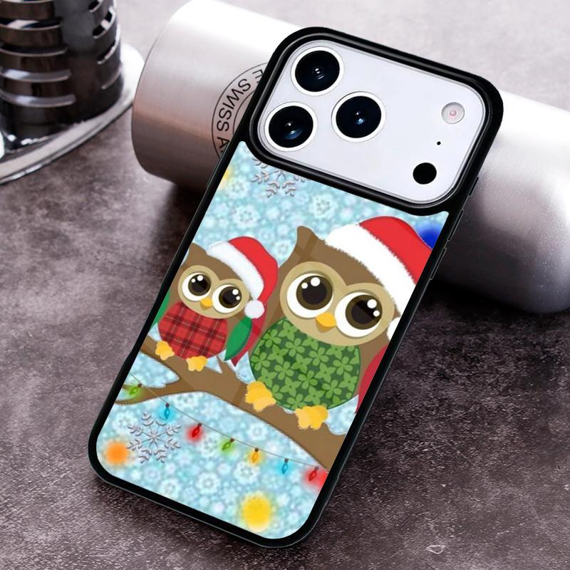 Рождественская сова, мягкий чехол для телефона для iPhone 17 16 15 14 13 12 11 Pro Max Plus 17Air, мягкая силиконовая крышка
