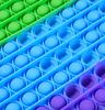 Pop Fidget Reliver Stress Toys Rainbow Push It Bubble Антистрессовые игрушки для взрослых и детей Сенсорная игрушка