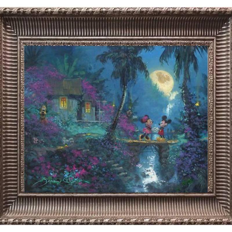 Холст Принцесса Русалка Настенное Искусство Современная Сказка Спальня Детская Комната Декоративная Картина Основной Материал