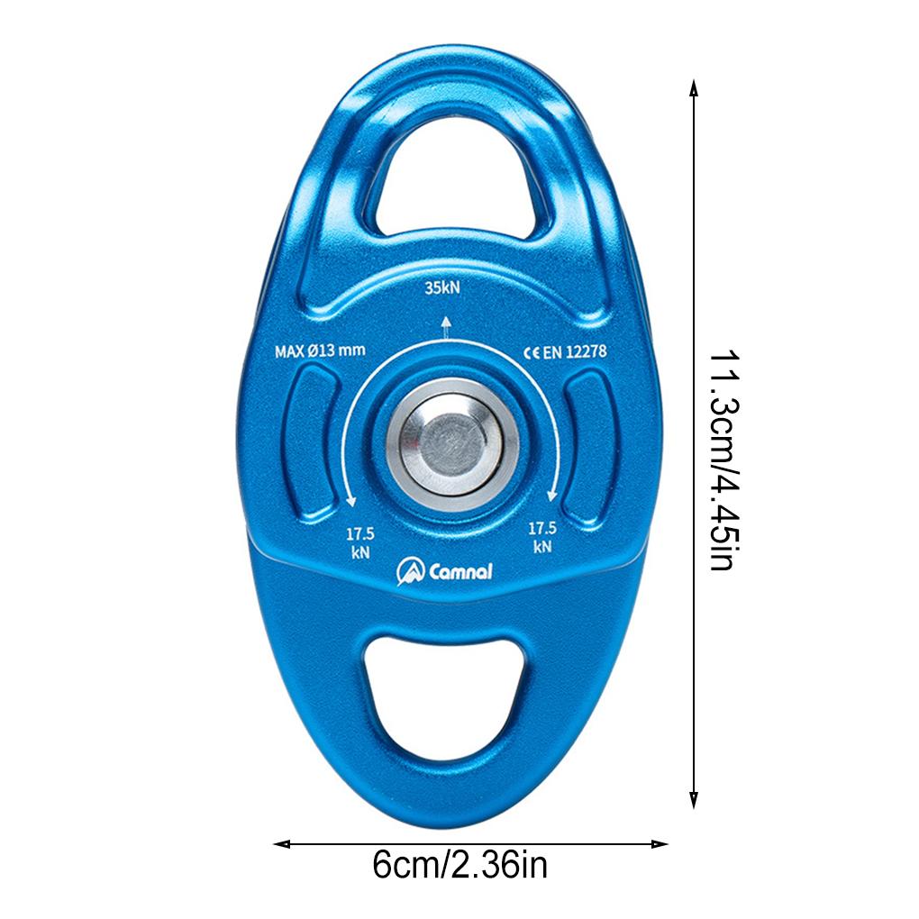 Ролик для скалолазания Профессиональный Высокоэффективный Альпинистский Аксессуар Практичный Прочный Инструмент для Перетаскивания Пещерный Подъемник для Подъема