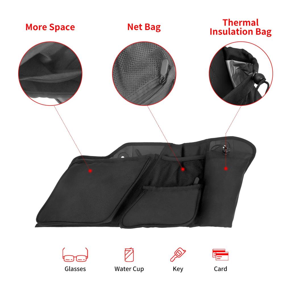 Мотоциклетная седельная сумка, настенный органайзер для хранения, сумка для инструментов на молнии для Harley Touring Road Street Electra Tri Glide FLHX 14-2021