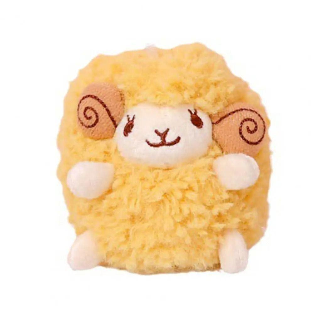 Lamb Mini Sheep Plush Keychain Mini Sheep Soft Lamb Doll Ornament Sheep Plush Pendant  Decoration