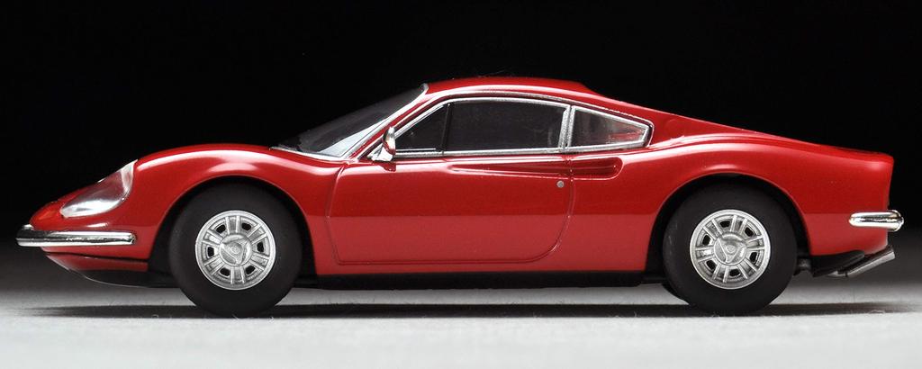 Tomica Limited Vintage TLV Dino 246GT Красный 1/64 (Готовая модель)