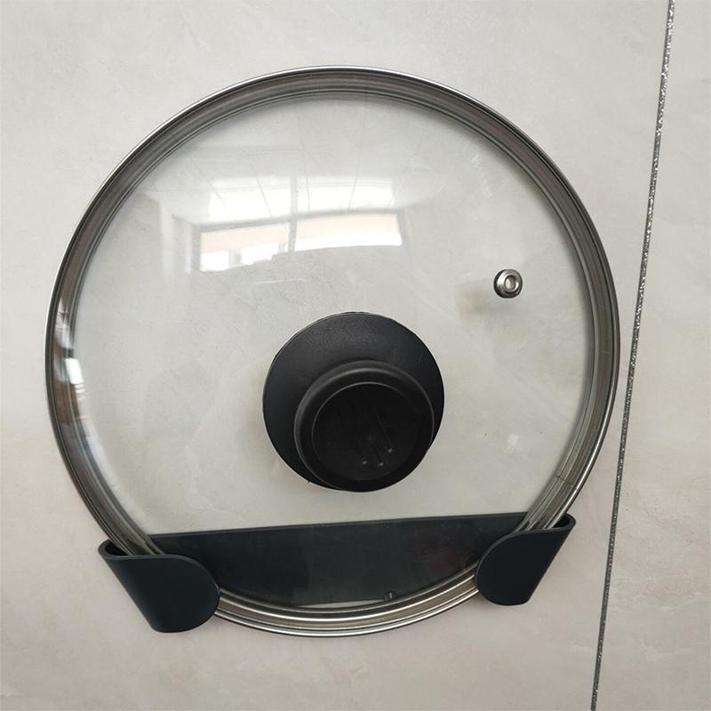 4 шт. органайзер с крышкой для кастрюли, держатель для хранения с крышкой, кухонный настенный органайзер, инструмент LM