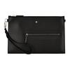 Montblanc Модный деловой кожаный кошелек-клатч на молнии Мужские кошельки Черный 129698BLACK