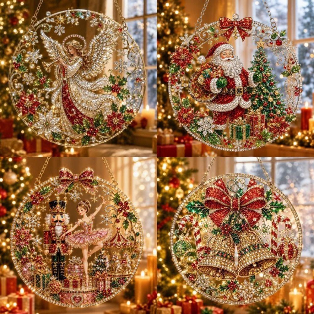 Pearl Beads Christmas Diamond Painting Set Diamond Painting Pendant Christmas Decoration