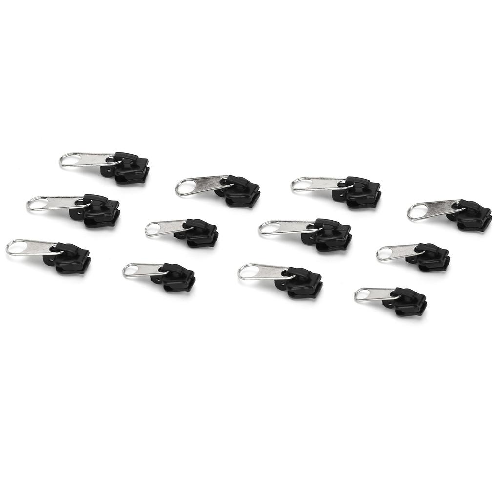 12 шт. Универсальный комплект для ремонта головки молнии, сменный для самодельных курток, джинсов, брюк, пальто