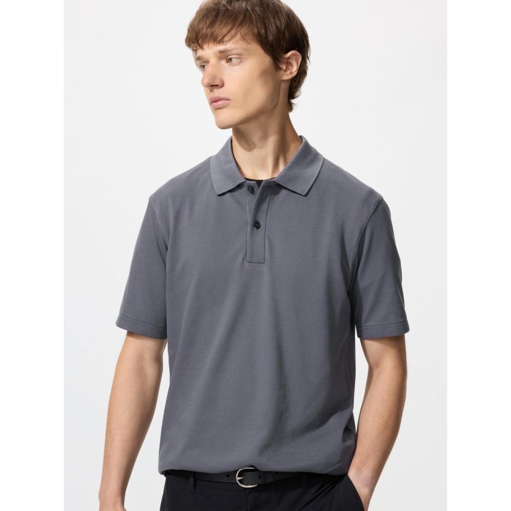 Uniqlo Футболка-поло Japan Air Rhythm Cotton Kanoko