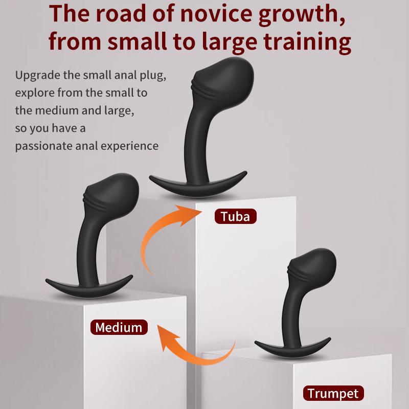 Silicone Anal Bead Butt Plug Small Walk Wearable Ass Anal Plug Anus Dilator Dildo Prostate Massager Bdsm Toys Man Women Sex Shop