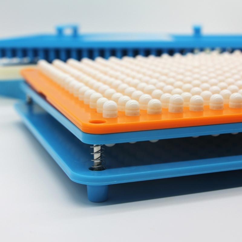 Premium Plastic Capsules Filler Set 100 Hole Capsules Filling Board Size 00 For Quick And Simple Operation