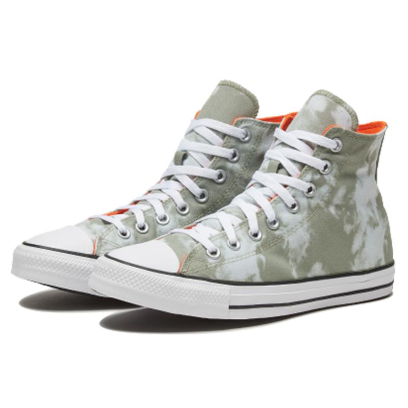 Converse Chuck Taylor All Star Круглый носок Шнуровка Высокие парусиновые Унисекс Серый
