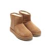 UGG Классический мини-логотип сбоку - женские кроссовки каштанового цвета коричневые 1122558-CHE