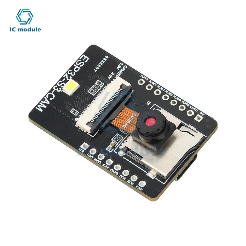 Модуль AI Vision ESP32-S3-CAM WiFi Bluetooth с интерфейсом Type C для обнаружения лиц и распознавания цветов