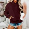 Women's Long Sleeve Oversized  Oversized Drop Shoulder Sleeves Women's Hooded Plush Sweatshirt