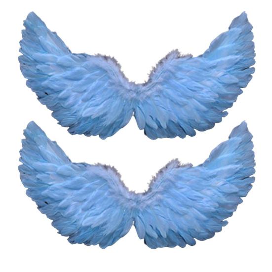 2 шт. крылья ангела из перьев для женщин и девочек, костюм крыльев феи из перьев с эластичными ремнями для Хэллоуина, реквизит для выступления на сцене для косплея и вечеринки