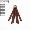 Coffee Color Shirt Unique Accessories Elegant Neck Tie New Charming Pins  For Girls