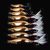 Блесны для приманок Leech Sequins Metal Lure Fishing Lure Leech Lure Spoon Lure Vib Lure Leech Bait