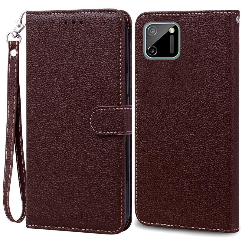 Чехол для Realme C11 Realme C11 2021, кожаный чехол-бумажник с откидной крышкой для Realme C11 2021, чехол Realme C11 2020, чехол Fundas