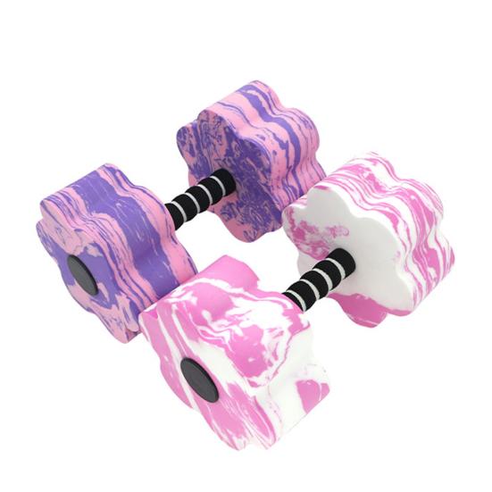 1/2Pcs Water Aerobic Dumbbells Set High-Density EVA Foam Fitness Barbells Lightweight Pool Weights Dumbbells
