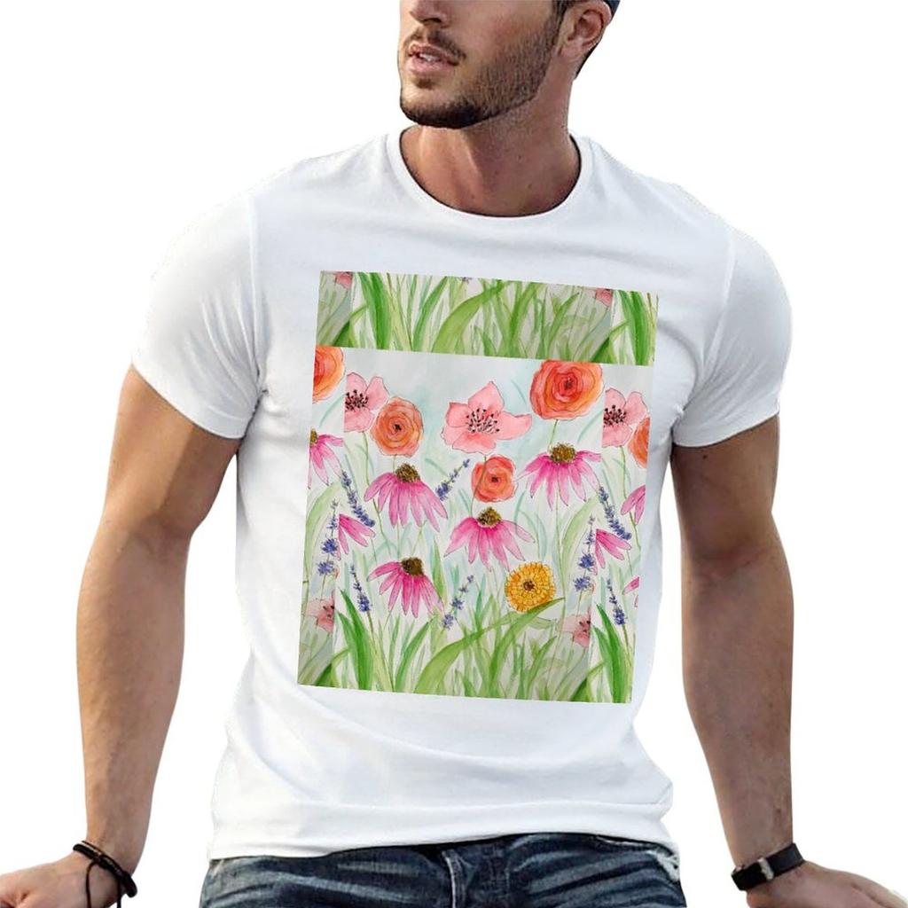 Wildflowers Tshirt Unisex T Shirt Cotton T Shirt Personalised T Shirts Designer Tshirt