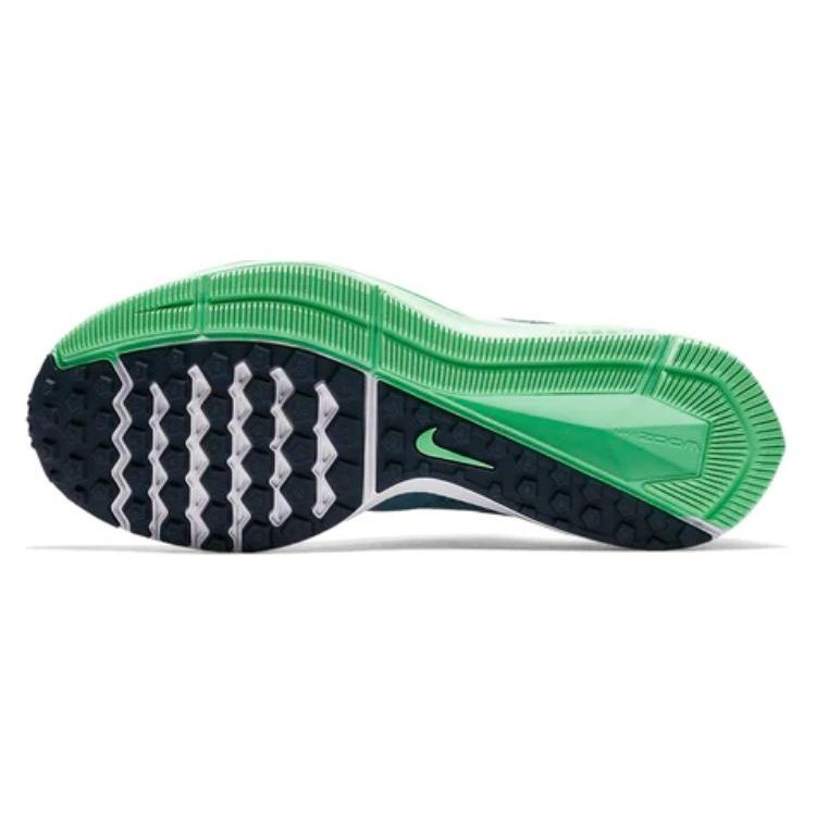 Nike Zoom Winflo 4 Удобные Нескользящие Легкие Полувысокие Ретро Баскетбольные Кроссовки Мужские кроссовки Сине-зеленые 898466-004