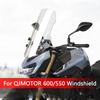 Для мотоцикла QJMOTOR SRK 600/550 Ветровое стекло Защитное стекло Ветровые стекла Дефлекторы ветра Переднее стекло Увеличенные Аксессуары