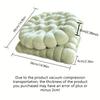 Large Biscuit Shape Plush Cushion,Soft Creative Pillow Chair Seat Pad, Decorative Cookie Japanese Tatami Back Cushion