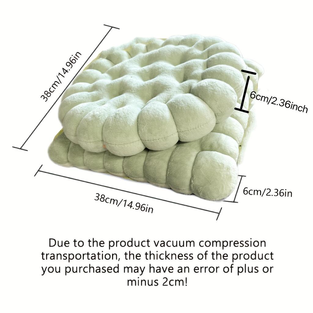 Large Biscuit Shape Plush Cushion,Soft Creative Pillow Chair Seat Pad, Decorative Cookie Japanese Tatami Back Cushion