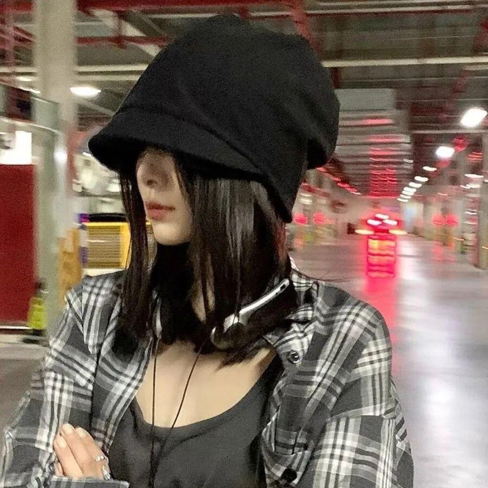 Solid Color Slouchy Baggy Caps Keep Warm Skull Cap Chemo Cap Beanie Hat Autumn Winter