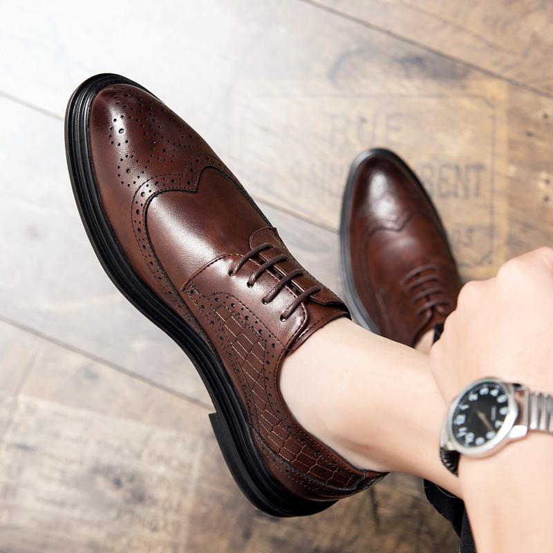 Мужская обувь класса люкс, модные тенденции, обувь Оксфорд, деловые переговоры, формальные, социальные, офисные туфли, свадебные, вечерние, для пожилых людей, универсальная обувь