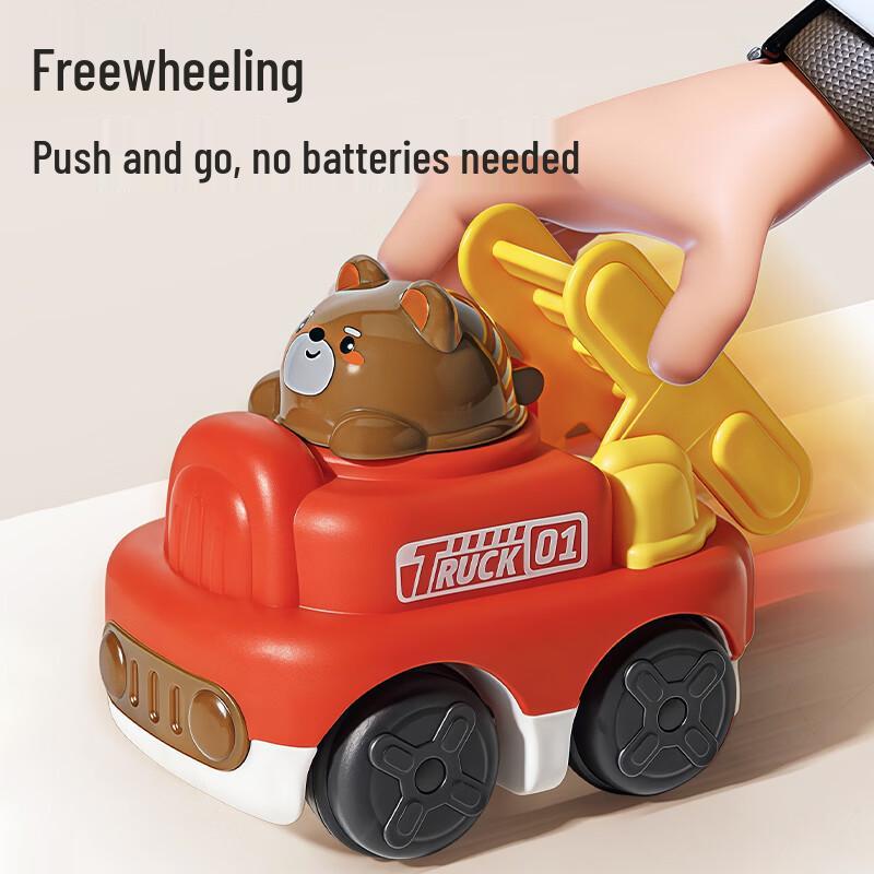 MKBIBI Kids' Mini Engineering Toy Car Set - 6-Piece