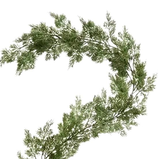 180 см Рождественская искусственная гирлянда из сосновых иголок, реалистичные подвесные искусственные зеленые растения для дома и улицы, зеленые растения, лоза, украшение для крыльца