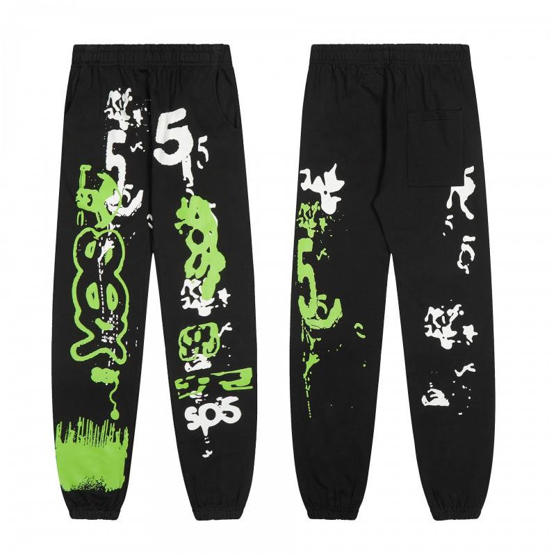 Men Women Casual Hooded Sweatshirt Jogger Pants Set With Foamed Star Letter Print Cotton Blend