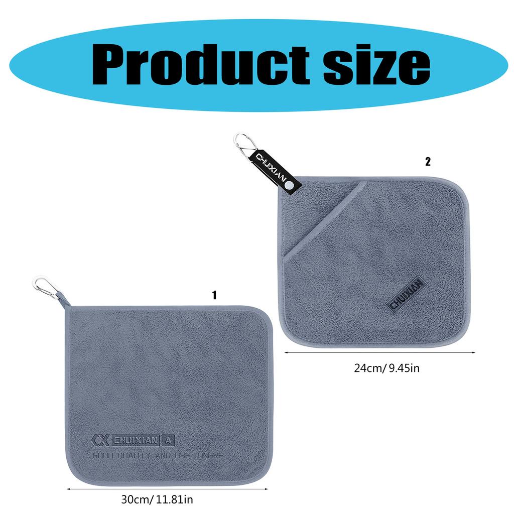 Полотенца из микрофибры Рыболовные полотенца Полотенце для мягких приманок для рыбалки на открытом воздухе или для чистки лодок и удилищ Рыболовное чистящее полотенце