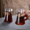 Glass Coffee Server Glass Coffee Carafe with Heat-Resistant Wood Loop 500ML/16oz Glass Coffee Carafe with Wood Ring
