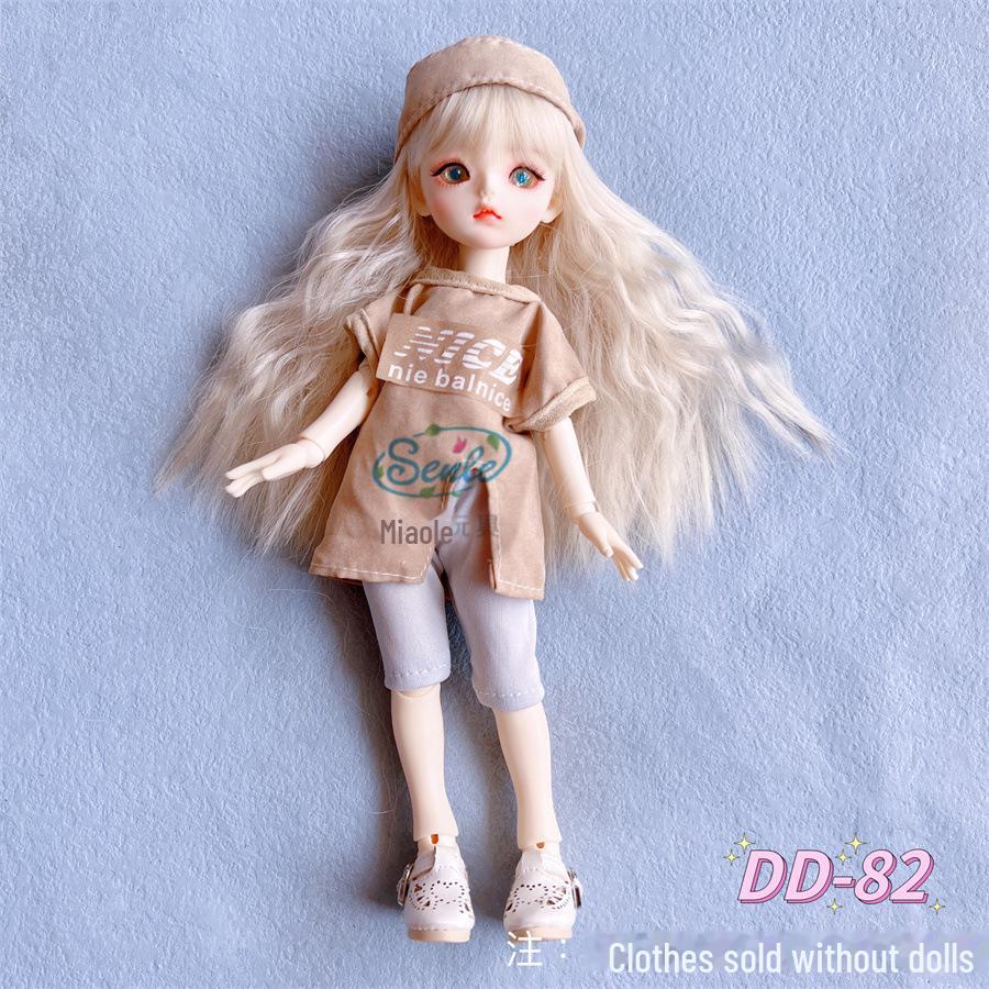 30 Cm 6-Point BJD Doll Dress Set - Lolita Style Clothes for Doll Dress-Up