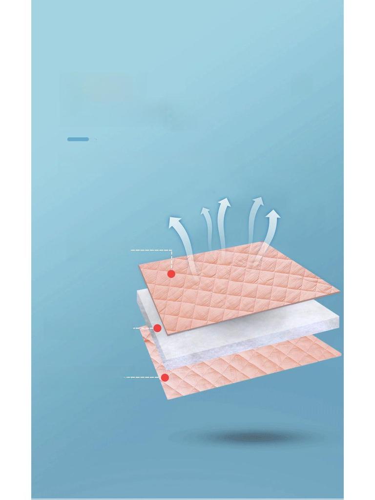 Soft Double Layer Crepe Baby Crib Rail Mat - Children's Crib Guard