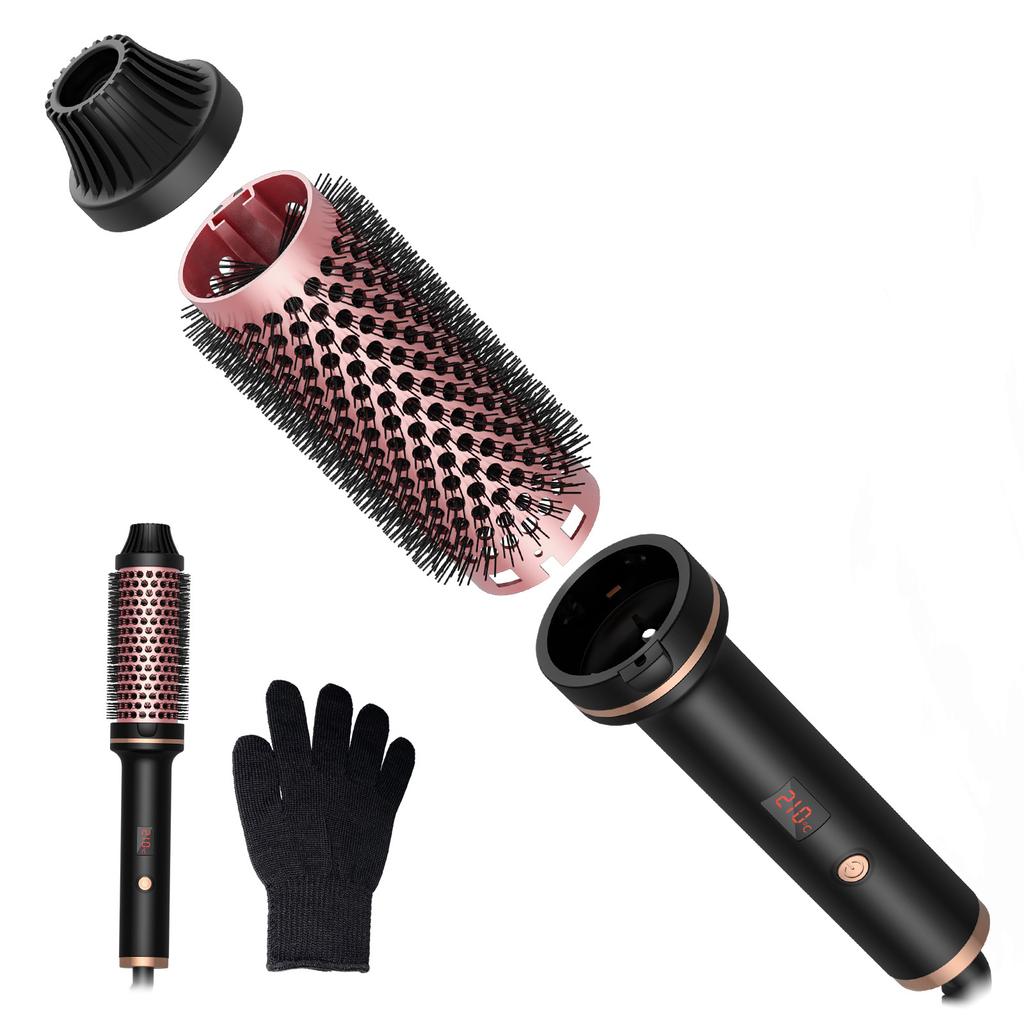 Фен-расческа 2 в 1 плойка выпрямитель для волос отрицательный ион фен высокая мощность горячий воздух расческа