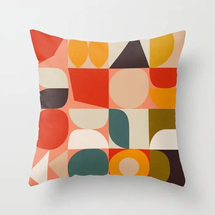 Спальня Гостиная Декор абстрактный узор диван подушки наволочки дома