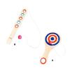 Wooden Hand Eye Toy Set for Kids, String Ball Skill Game with Indoor Family Activity and Daily Play Use Now Daily