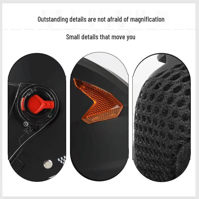 3C Certified Dual-Lens Motorcycle & Electric Vehicle Helmet for All Seasons