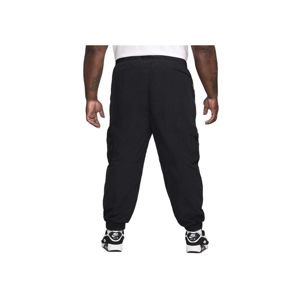 Nike Модные удобные облегающие однотонные спортивные брюки-джоггеры мужские низ Черный FZ0756-010