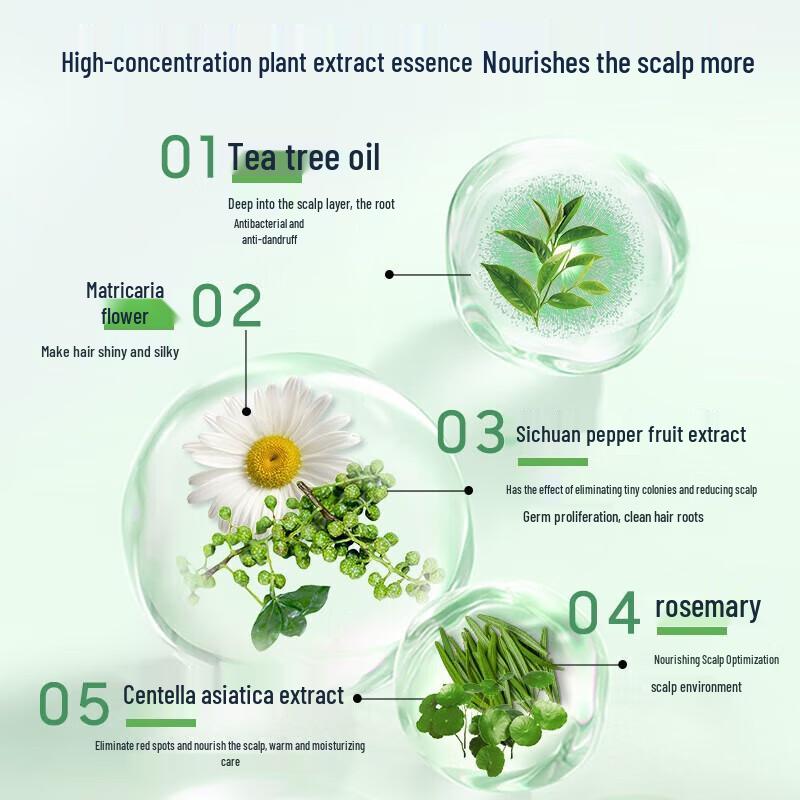 Cai Le Tea Tree Oil Anti-Dandruff & Oil Control Shampoo 300ml