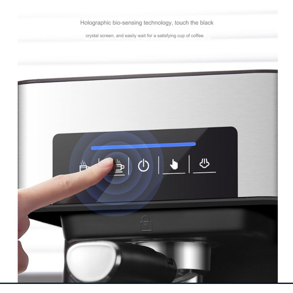 Итальянская кофемашина, бытовая небольшая полуавтоматическая офисная кофемашина с паром высокого давления и вспениванием молока