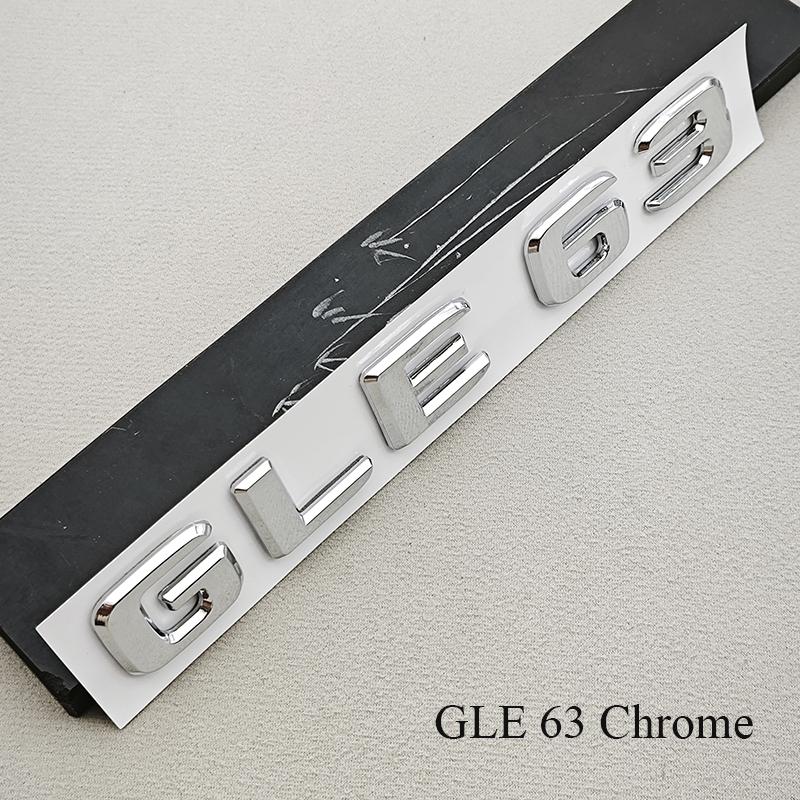 Car Sticker GLE63 GLE63S Letters Logo Rear Trunk Emblem Decals Mercedes-Benz AMG W167 C167 Auto Accessories BQ7